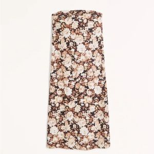 NWOT Abercrombie strapless midi dress